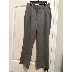 NWT Democracy "ab" Solution Size 4 Grey Pants Dress Slacks